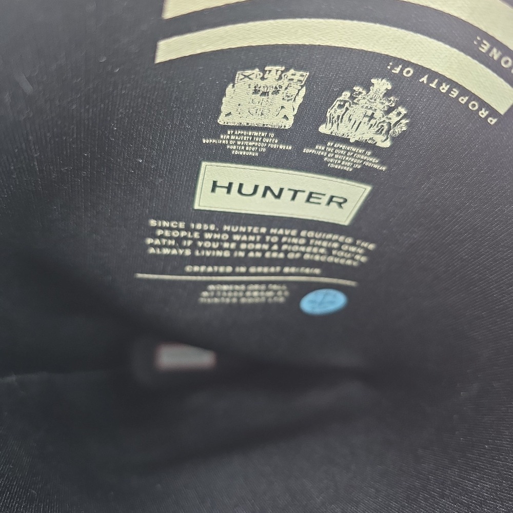 Hunter Original Tall Matte Black Rain Boots Size US 8 / EU 39 / UK 6 - Picture 10 of 13